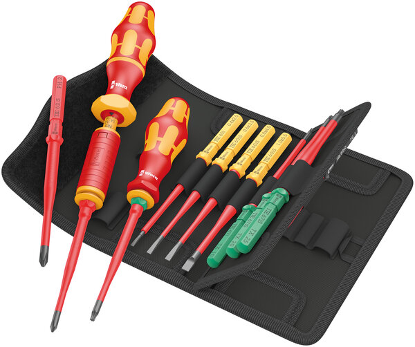 Kraftform Kompakt VDE 16 Torque 1.2-3.0 Nm extra slim 1 Tool finder, 16 pieces