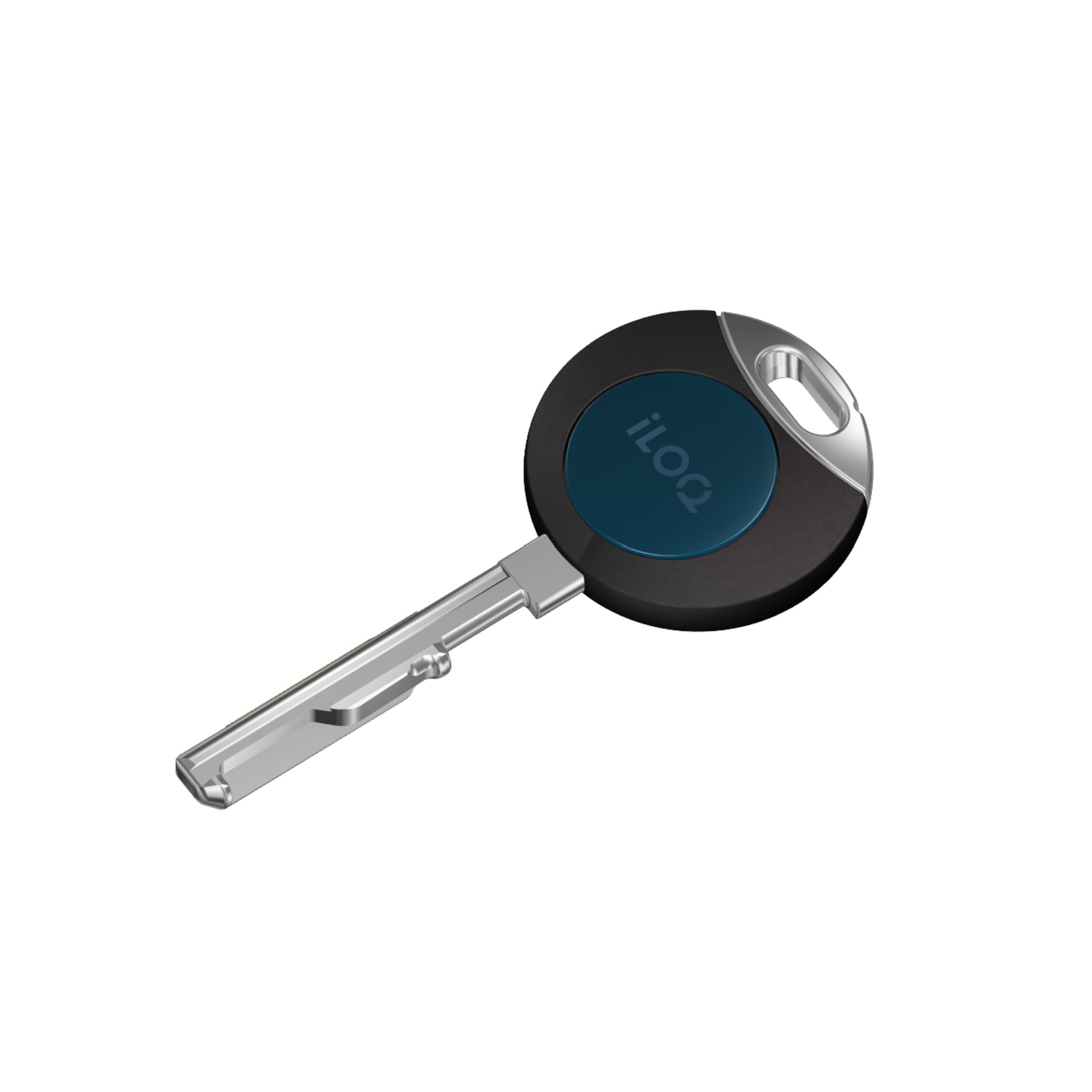 iLOQ S10 Schlüssel mit blauer Kappe