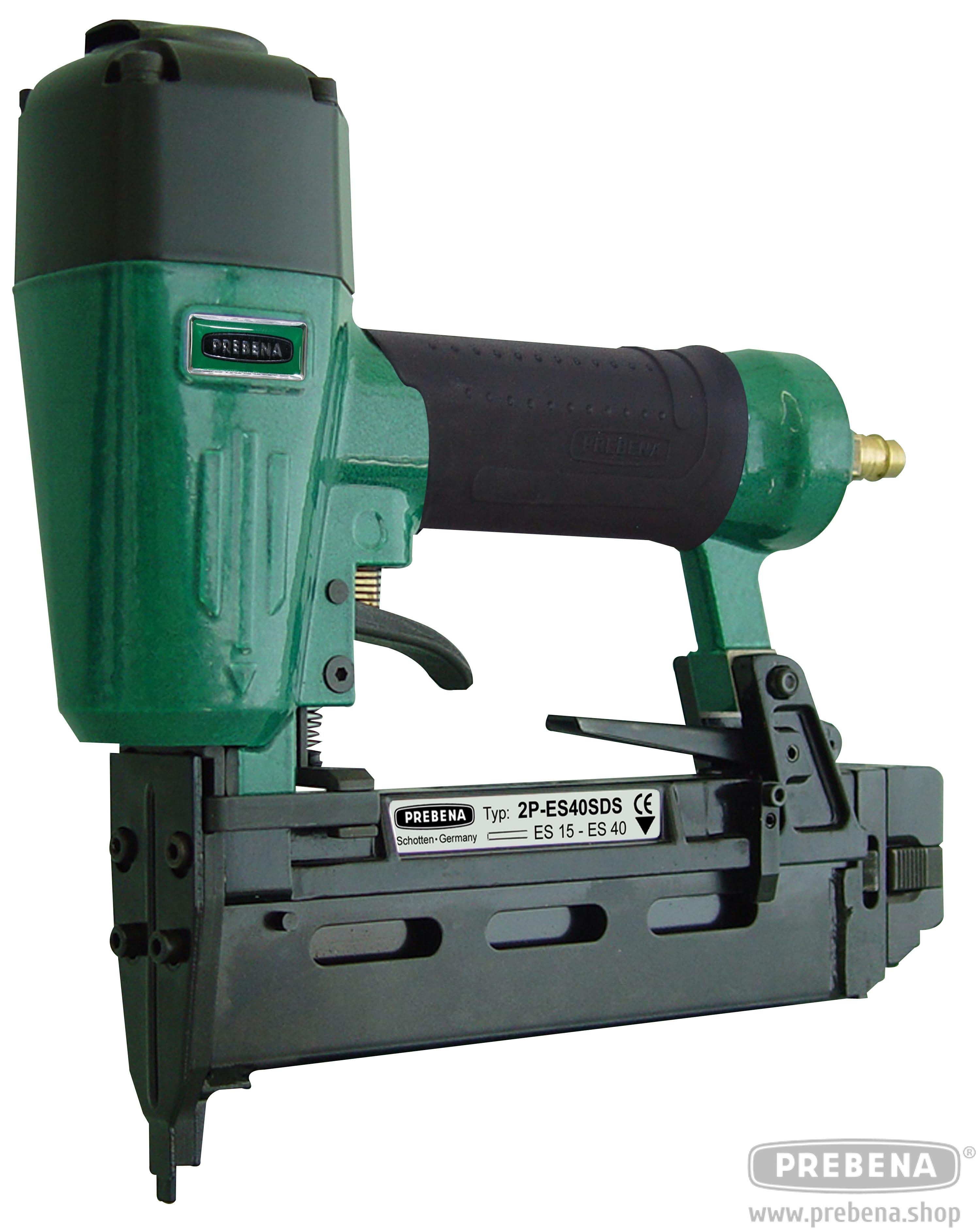 Prebena 2P-ES40SDS Druckluftnagler für 15-40mm Heftklammern Typ ES