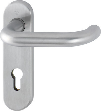 HOPPE® Drückergarnitur mit Kurzschild Paris E138Z/353K, Edelstahl