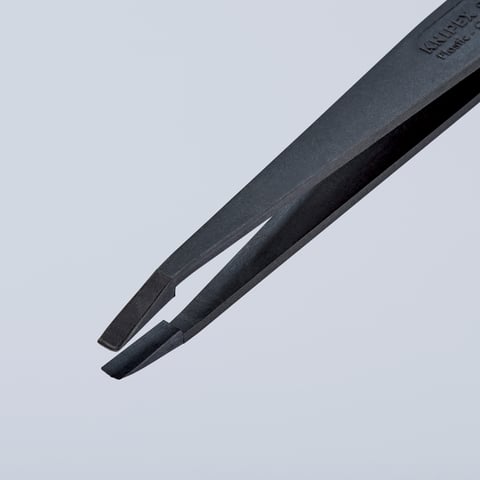 Knipex Kunststoffpinzette ESD 92 09 04 ESD gerade stumpf 115 mm