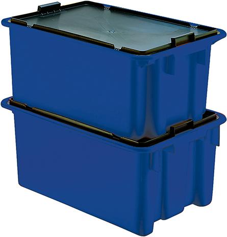 LA-KA-PE Drehstapelbehälter, blau