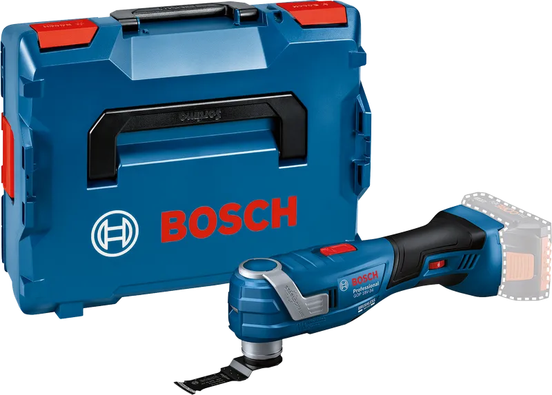 Akku-Multitool GOP 18V-34 von Bosch mit L-BOXX-Koffer.