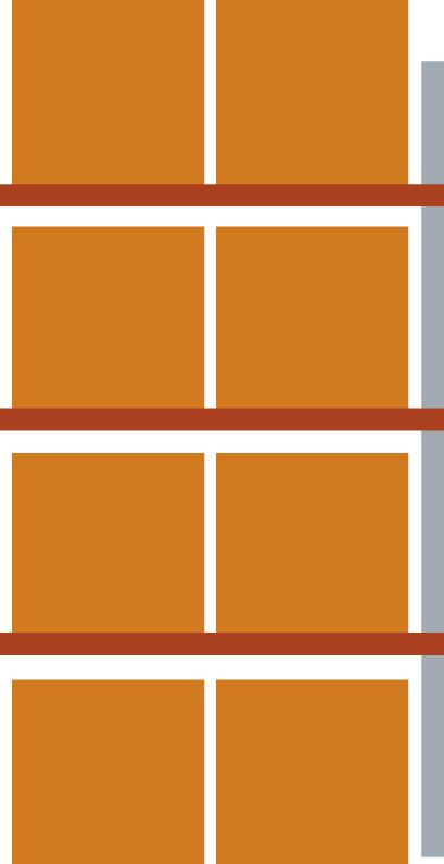 META Palettenregal MULTIPAL B1825xT1100xH5500 mm Anbaufeld 8 Plätze Fachlast 2170 kg