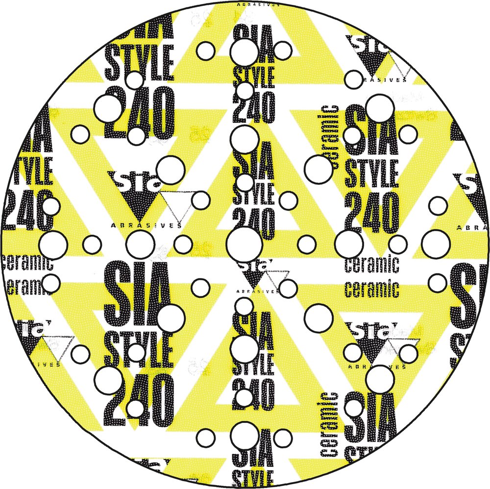Sia 5500 Scheibe Z.L.+ 48 Loch Korn 240 Ø= 150mmm VE = 50