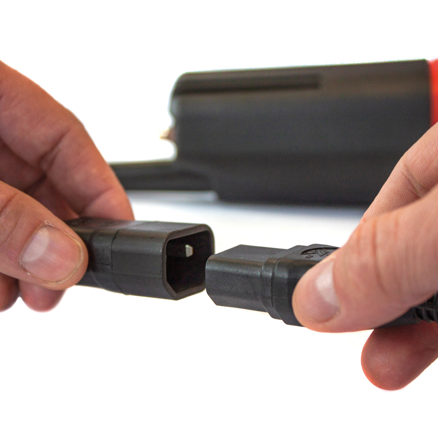 Das Rapidfix-Kabel ermöglicht ein schnelles und einfaches Verbinden im Portal. Anwendungsbild