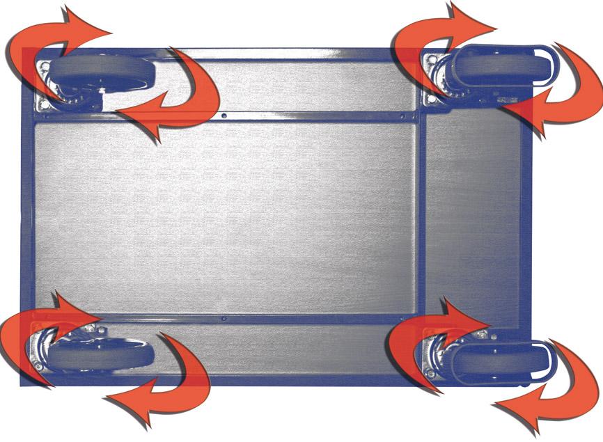 VARIOfit Mehrpreis pro Wagen m. 4 LenkrollenVarioFit