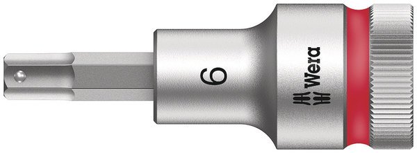 8740 C HF Zyklop bit socket with 1/2" drive with holding function, 6 x 60 m