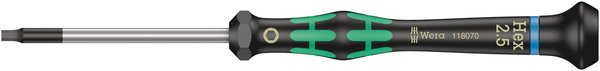 Wera 2054 Elektronik-Sechskantschraubendreher Kraftform Micro Hex-Plus