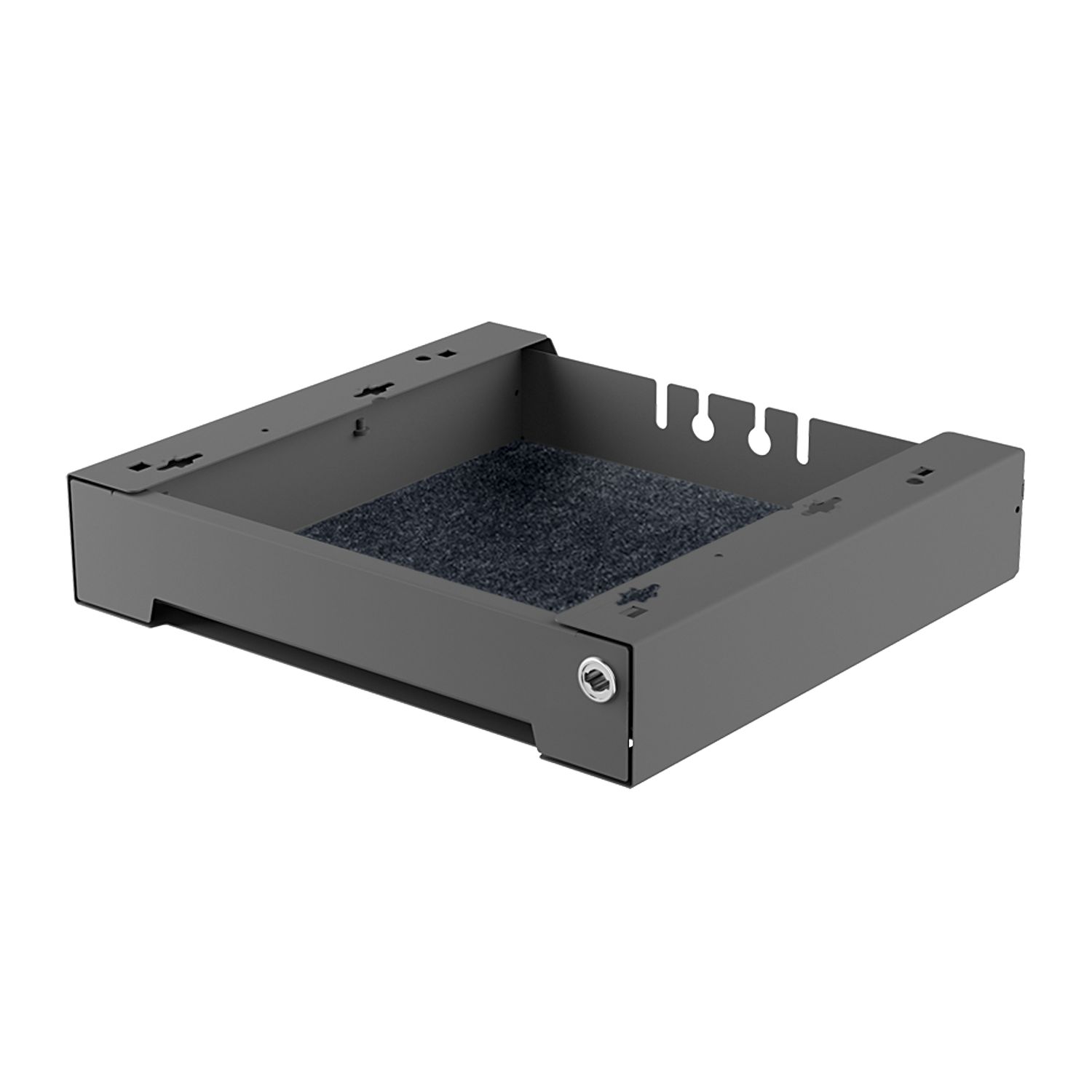 HETTICH SmarTray Stahl 75 mm mit Kassette (Großverpackung), anthrazit