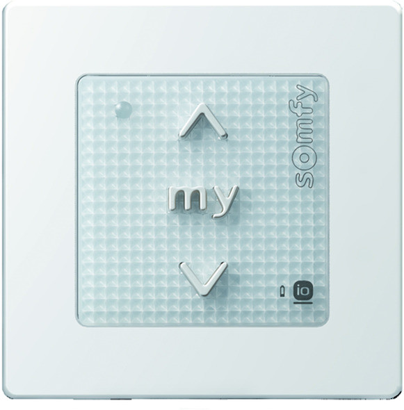 SOMFY Wandsender Smoove Origin io Pure inkl. Smoove Rahmen Pure