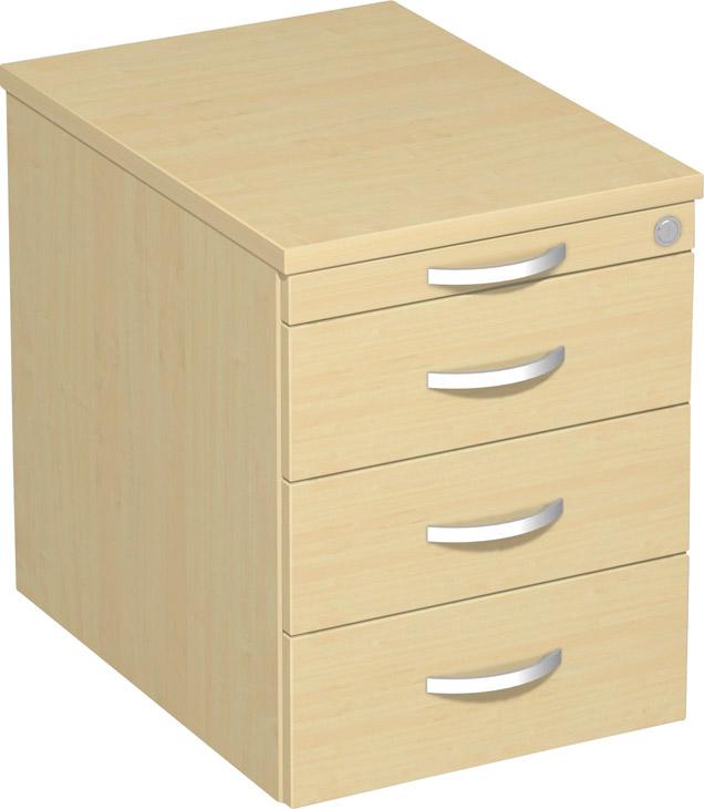Geramöbel Rollcontainer, mit 3 Schubfächern