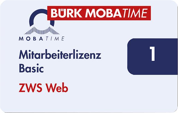 BÜRK MOBATIME Lizenz, ZWS Web, Basis-Ausführung