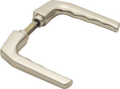 HOPPE Drückerpaar Frankfurt 117L, 8mm, TS 30-49,neusilberfarben eloxiert