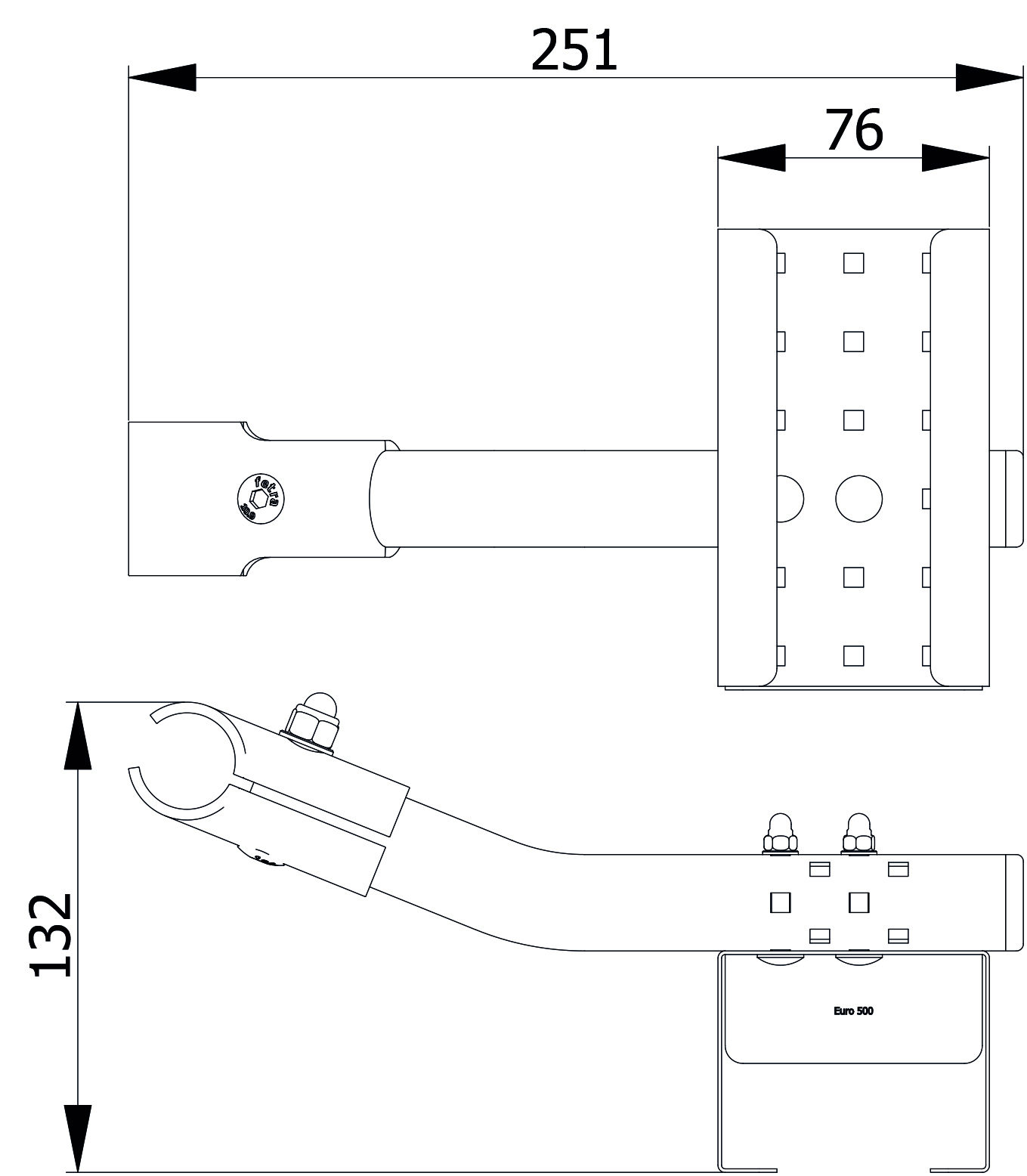 Desinfektionsmittelhalterung