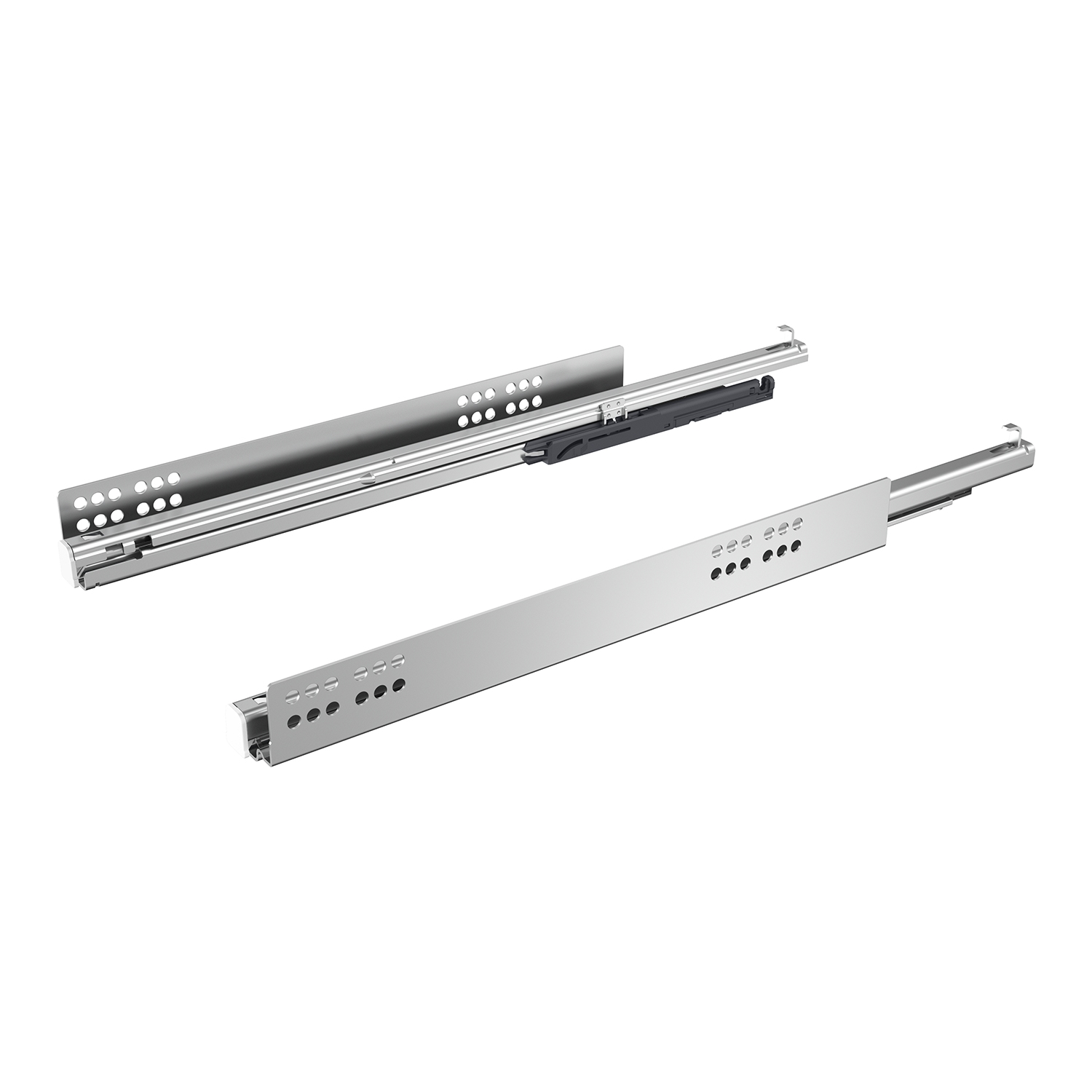 HETTICH Quadro V6 Push to open, 520 mm, EB 12,5 mm, Belastbarkeit 30 kg, links und rechts