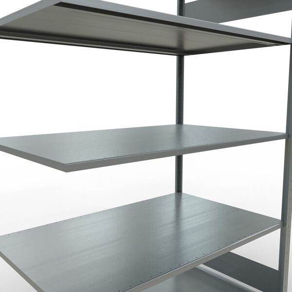 Schulte Anbauregal MULTIplus150 Stecksystem 2000x1300x800mm 5 Böden verzinkt