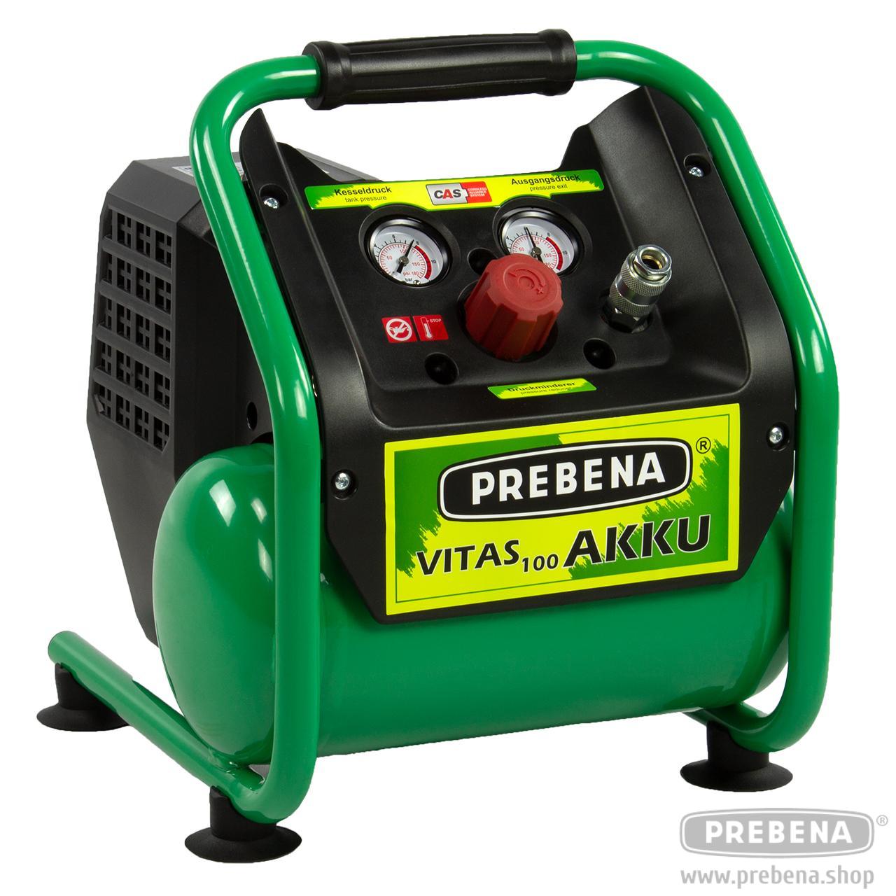Prebena VITAS 100-AKKU Kompressor Set inkl. Akku18-5,5 LiHD und Akku-Station 12-36