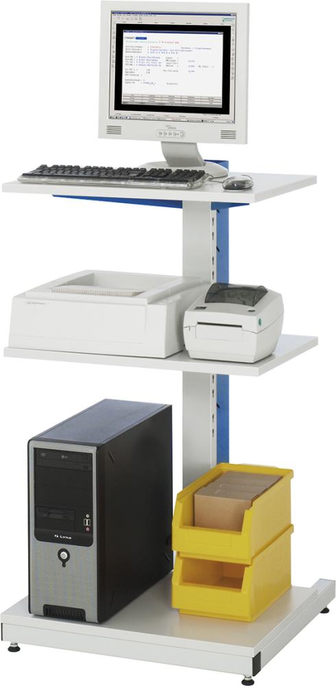 RAU Computer-Ständer, Höhe 1140/1230 mm