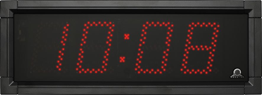 BÜRK MOBATIME LED-Digitaluhr, rot