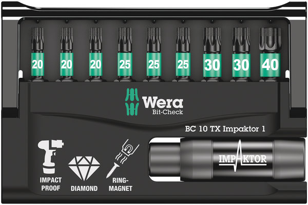 Bit-Check 10 TX Impaktor 1, 10 pieces