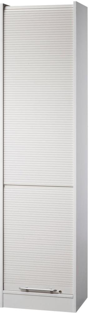 Hammerbacher Rolladenschrank 50 cm grau / grau