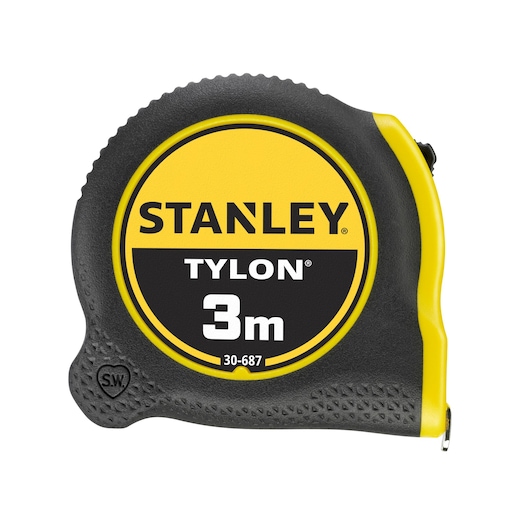 Stanley Bandmaß Tylon™ 3m 12,7mm Genauigkeitsklasse II mit Gürtelclip