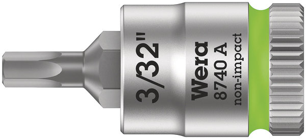 8740 A Zyklop bit socket, 1/4&quot; drive, 3/32&quot; x 28 mm, Gerät, Fön, Elektrisches Gerät
