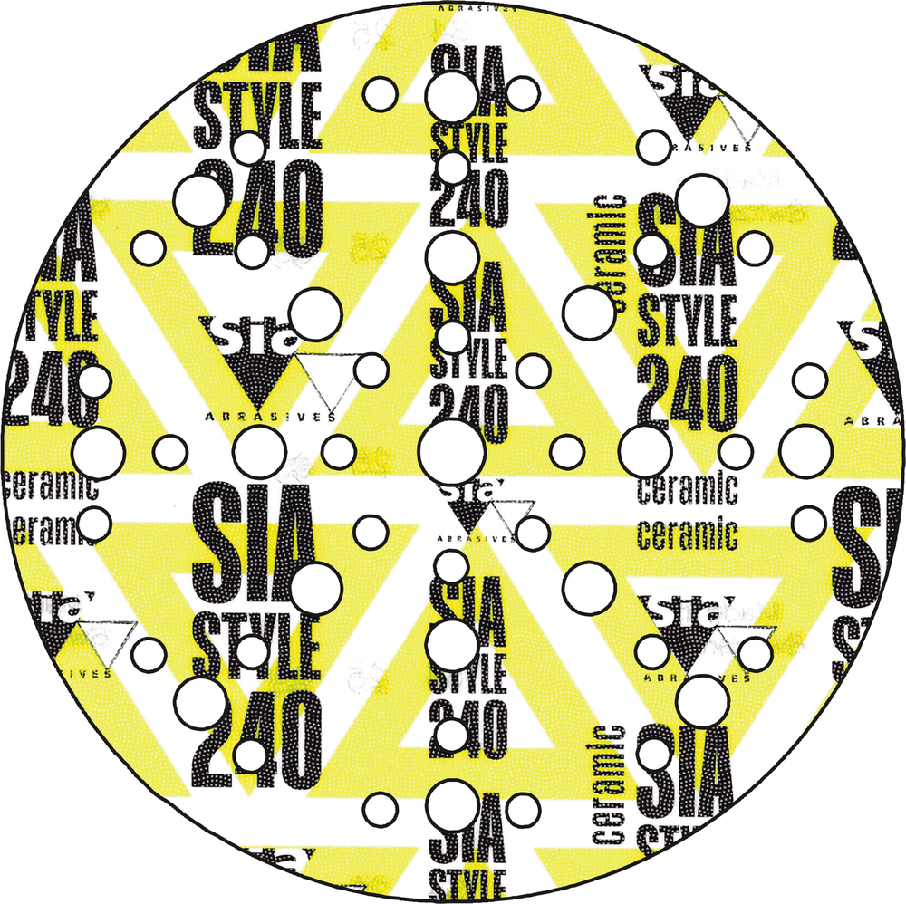 Sia 5500 Scheibe Z.L.+ 48 Loch Korn 240 Ø= 150mmm VE = 50