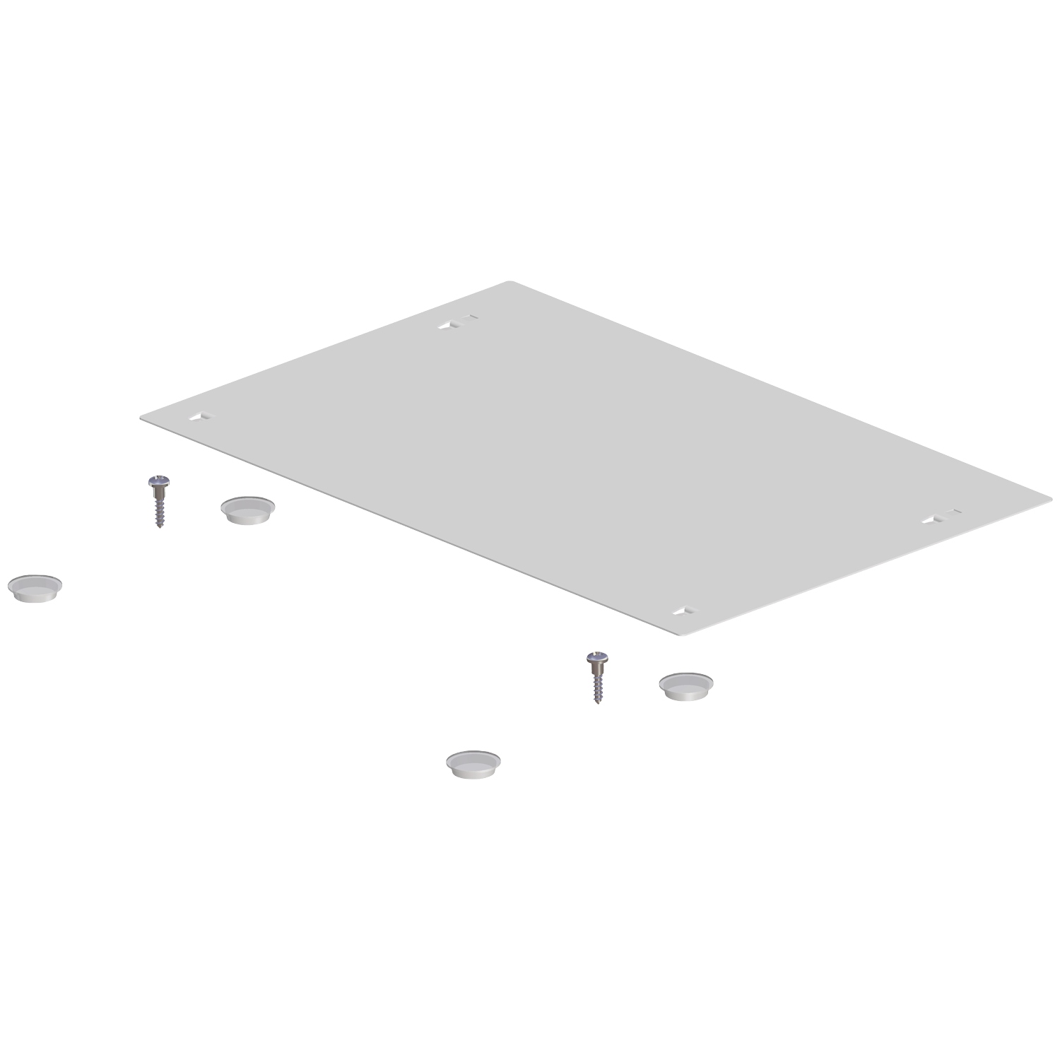 HETTICH Deckel für SmarTray Stahl 75 mm mit Kassette, weiß