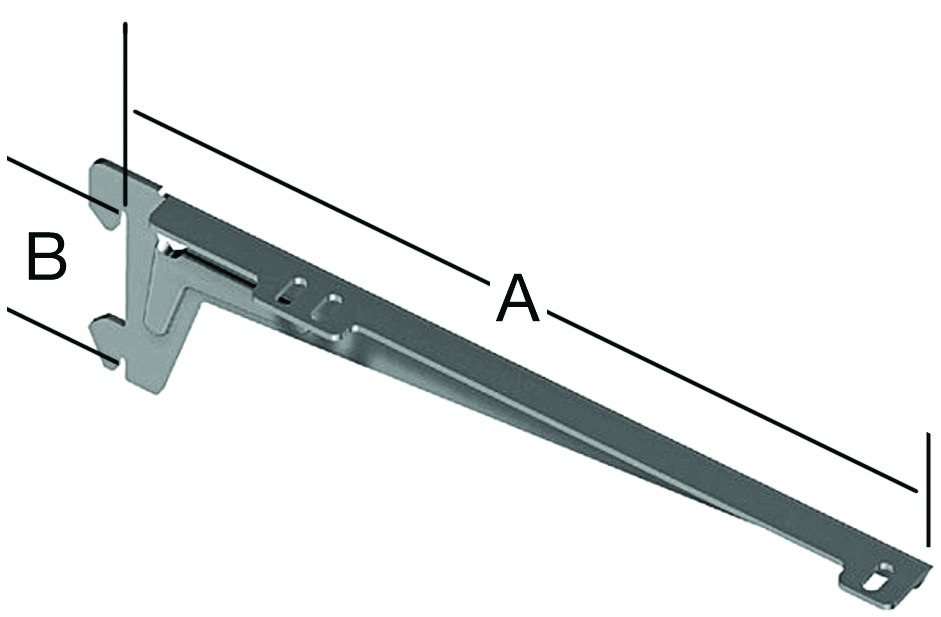 Vormann Winkel-Träger 380X50 mm weiß