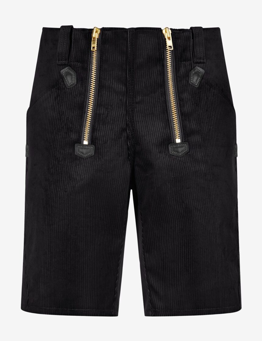 FHB HANS Zunft-Shorts Genuacord, schwarz, Gr. 52