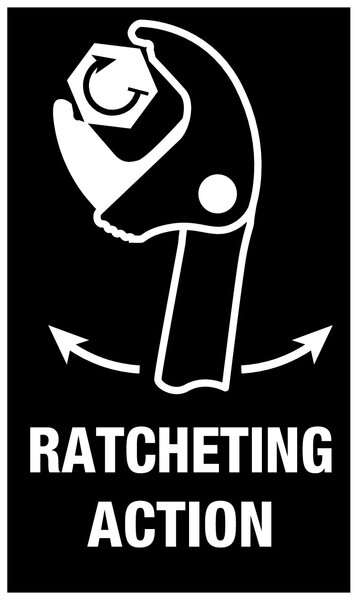 Ratcheting action 6004, Schablone