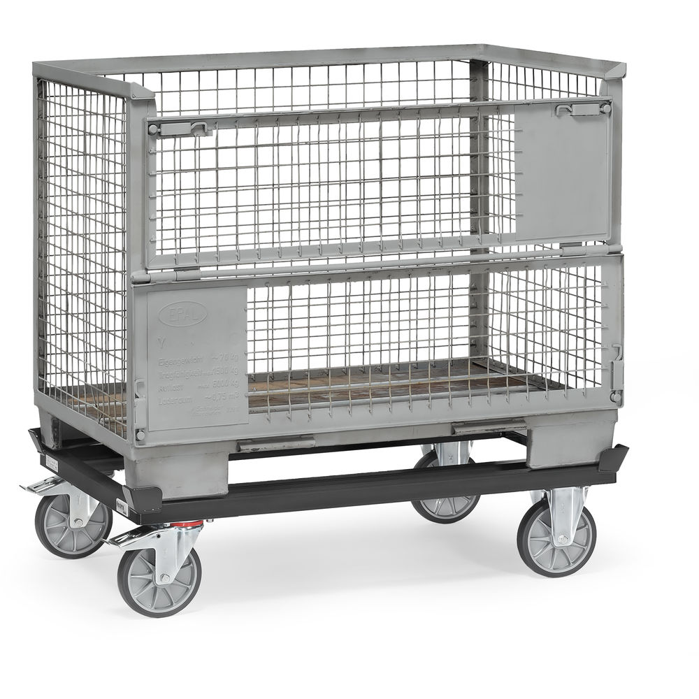 Fetra Paletten-Fahrgestell GREY EDITION 22801-7016 750 kg TPE-Bereifung