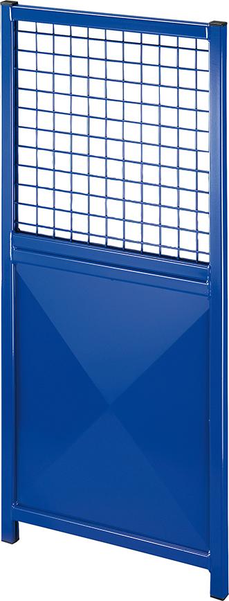 Produktbild Trennwandgitter – Draht/Blech-Kombination, RAL 7037 staubgrau