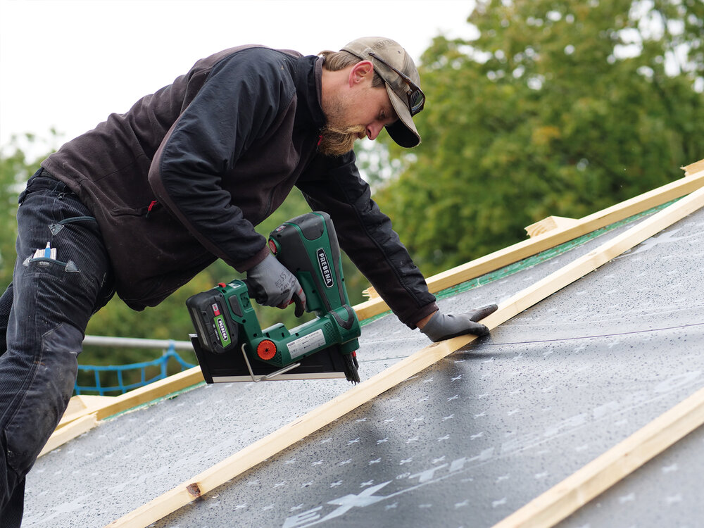 Prebena PKT-8-RKP100-E Hybridnagler für Rundkopf-Streifennägel Type RKP von 65-100 mm