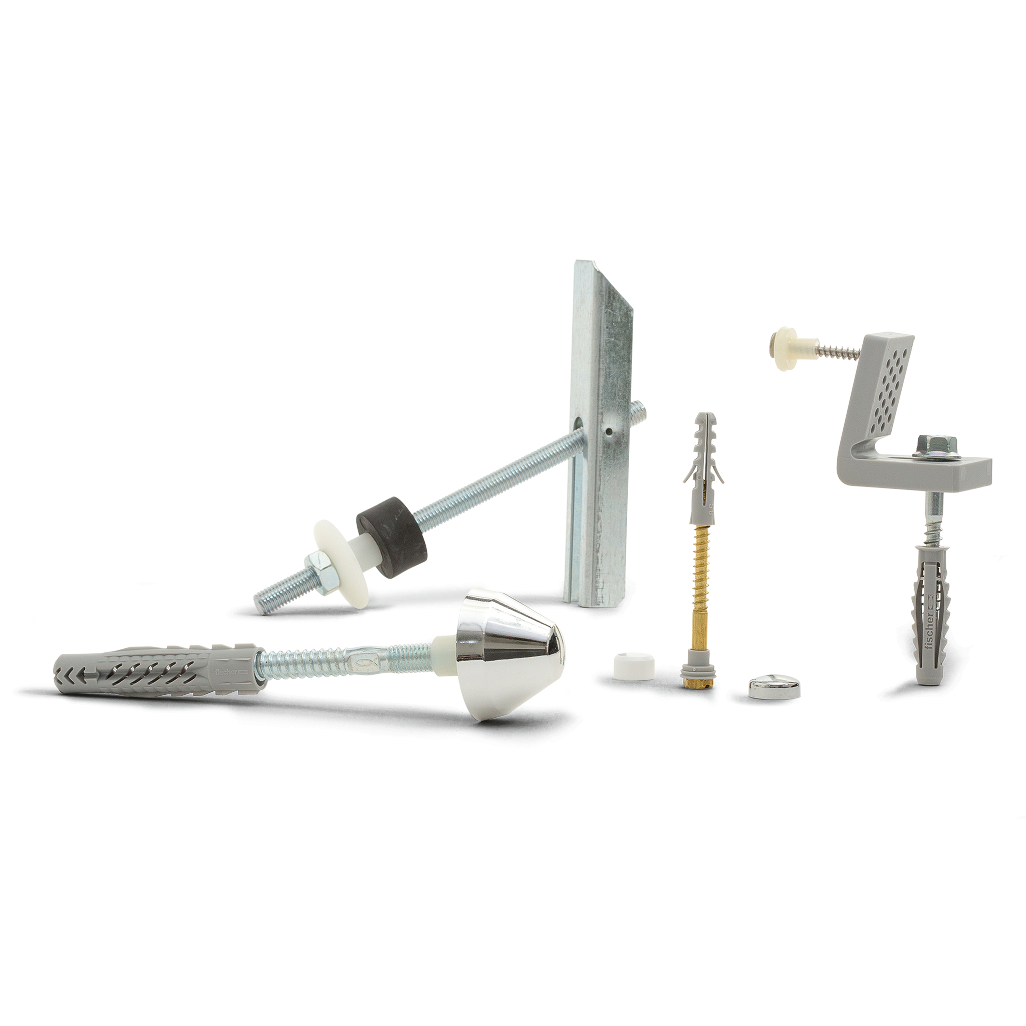 Produktgruppenbild, Montagezubehör, Befestigungsteile, Schraubenset, Klemmhalter, Gehäusezubehör