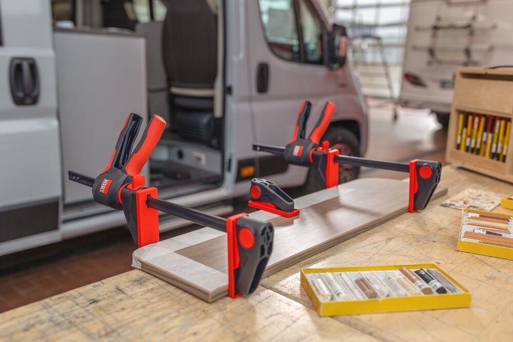 Bessey Einhandzwinge EZ360M-15 mit drehbarem Griff 150mm Spannweite 60mm Ausladung 750N