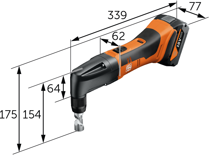 Fein Akku-Knabber ABLK 18 1.6 E AS Set 18V bis 1,6 mm