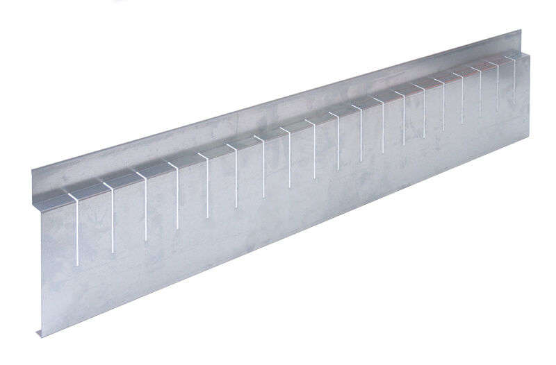 Schulte Schüttgutmulde Hinterleiste 200 x 1000 mm verzinkt