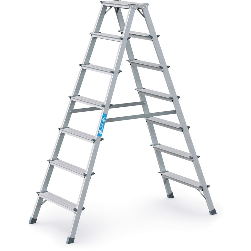 ZARGES Scana B - Stufen-Stehleiter 2 x 7 Stufen 44207