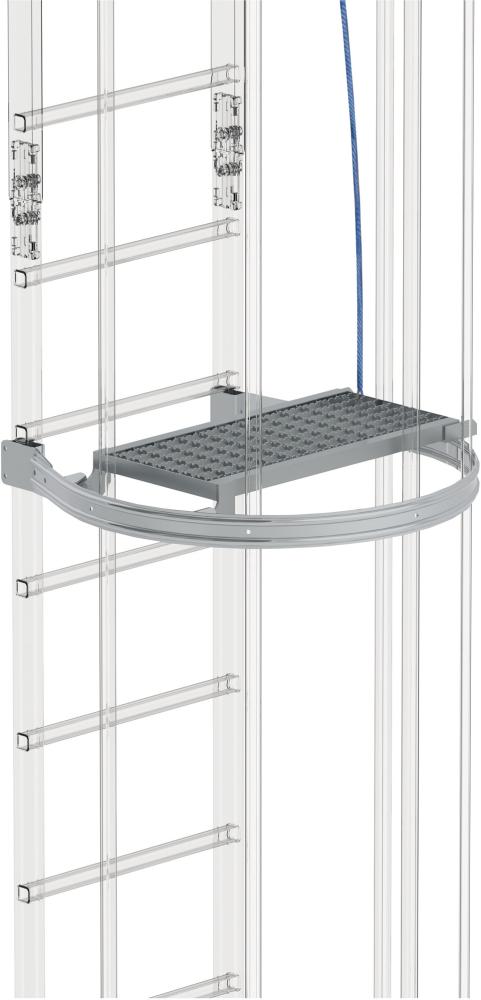 MUNK Zwischenplattform B600xT300 klappbar Stahl verzinkt