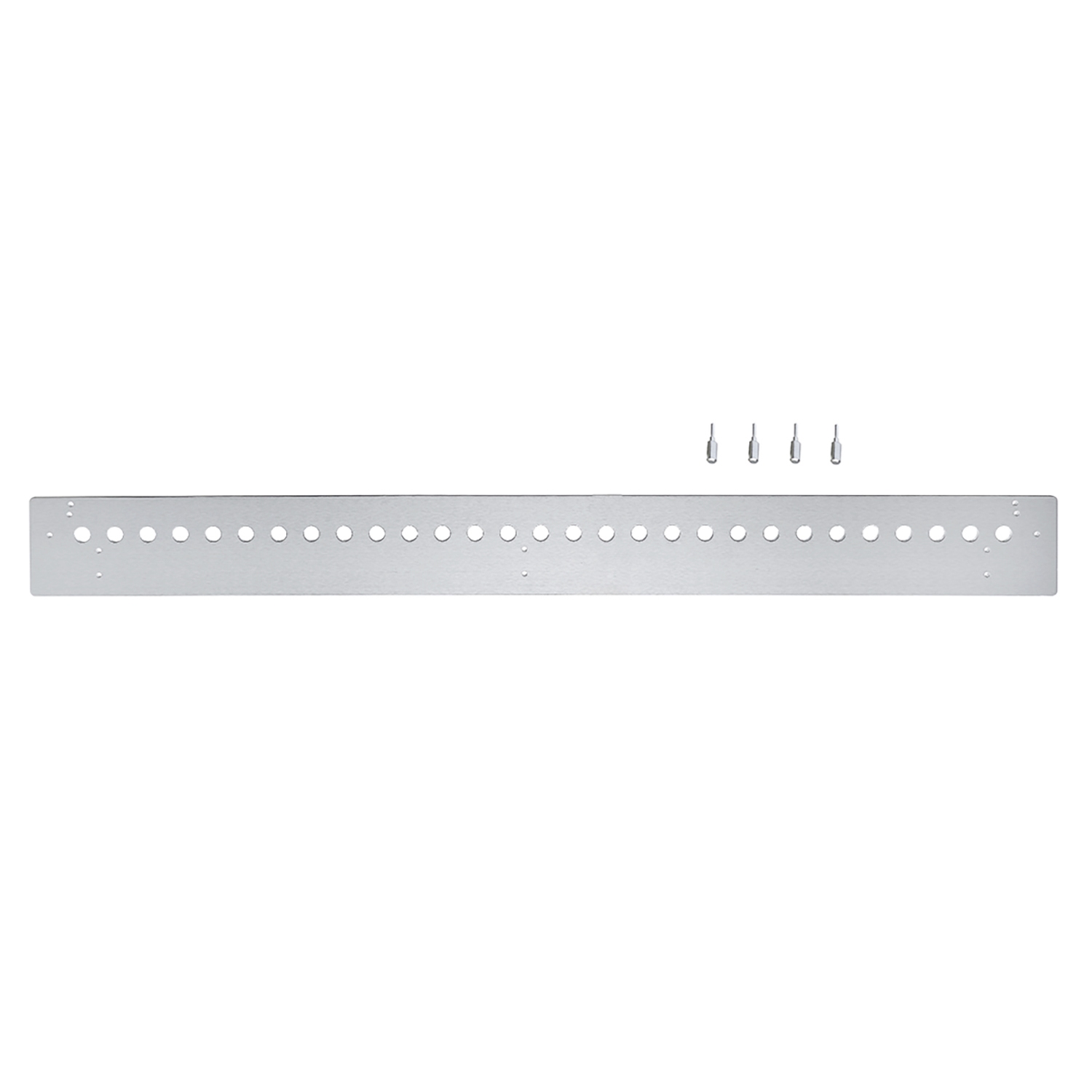 HETTICH Accura Bohrbalken 1000 mm, Aluminium mit 3 Anschlag - / Absteckstiften