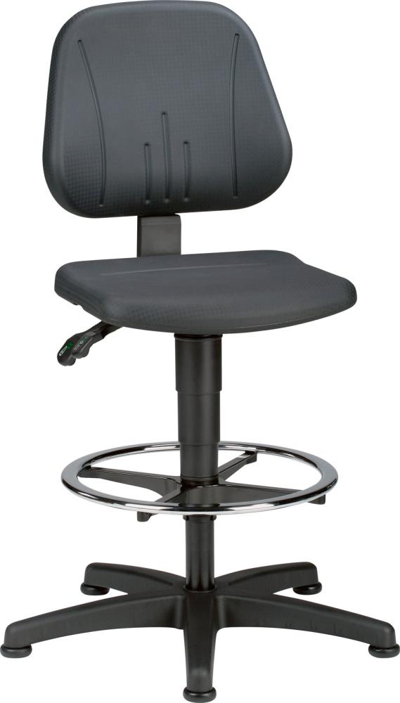 bimos Bimos Arbeitsstuhl 9651-2000 Unitec 3 Sitzhöhe 580-850 mm mit Gleiter, Integralsch.