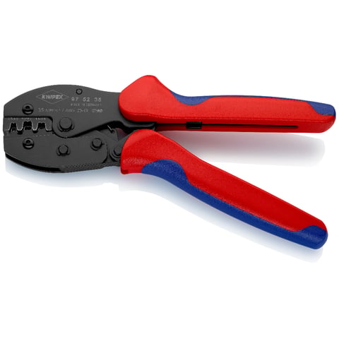 Knipex PreciForce® Crimpzange 97 52 35 für unisoliert-offene Steckverbinder 0,5-6,0 mm²