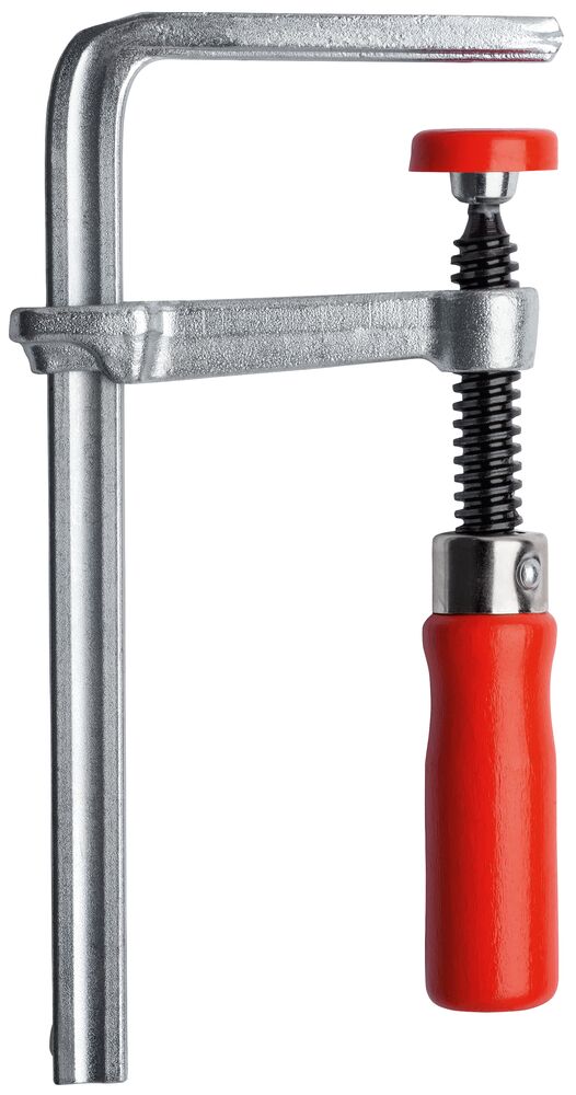 Bessey Ganzstahl-Tischzwinge GTR12 120mm Spannweite 60mm Ausladung Holzgriff