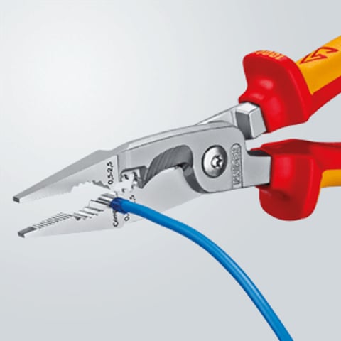 Knipex Elektro-Installationszange 13 86 200 200mm VDE-geprüft