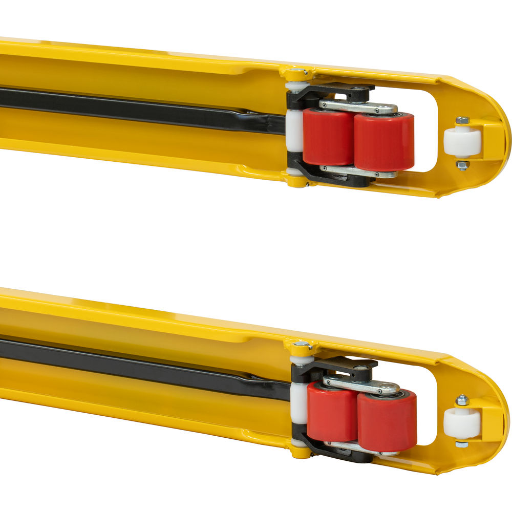 Fetra Gabelhubwagen 2117 2500 kg Polyurethan Lenkräder Gabelrollen
