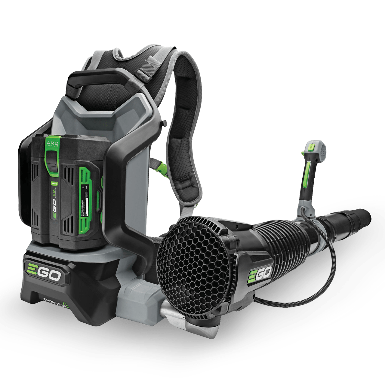 EGO Power Laubbläser LB6000E-K1103 Rücken-Laubbläser Kit 1020 m³/h 10.0 Ah Akku