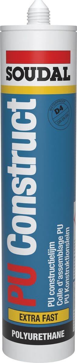 Soudal PU Construct Extra Fast (D4) Montagekleber 310ml